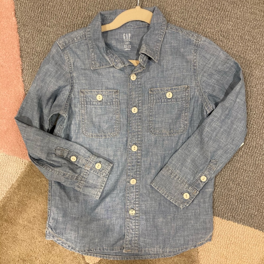 Baby Gap chambray denim shirt